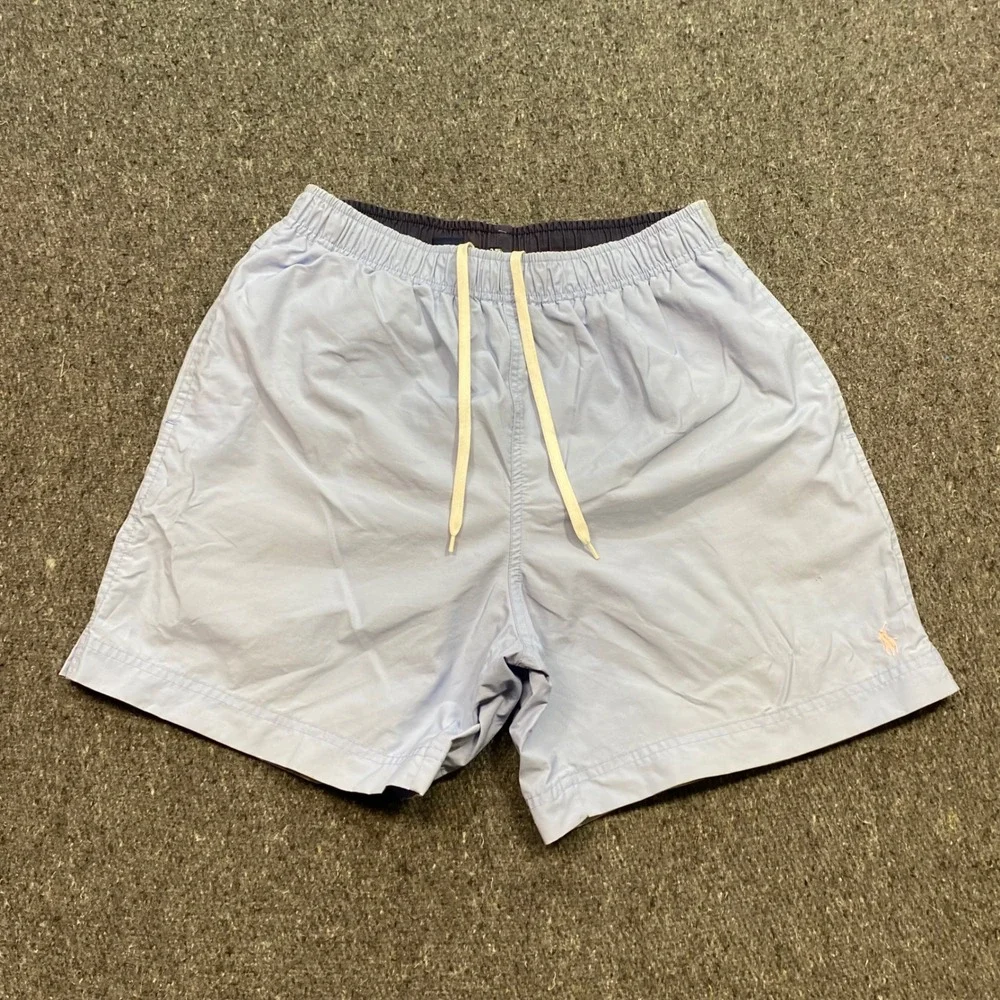 Polo Sport Ralph Lauren Swim Trunks Sz S Mens Blue Skater Preppy Mesh Lined